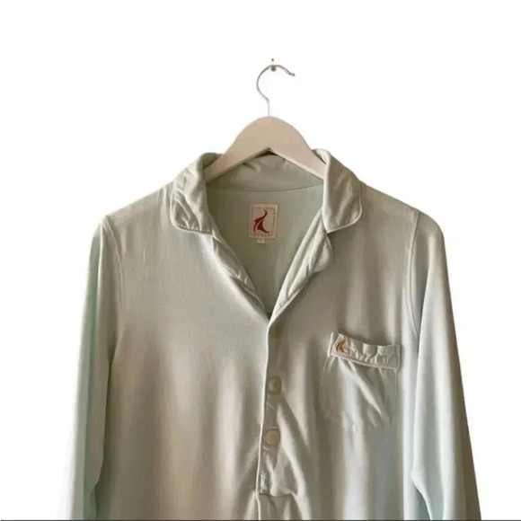 Texere Ligt Green Viscose Jersey Knit Nightshirt Pajama SZ L - Picture 3 of 12